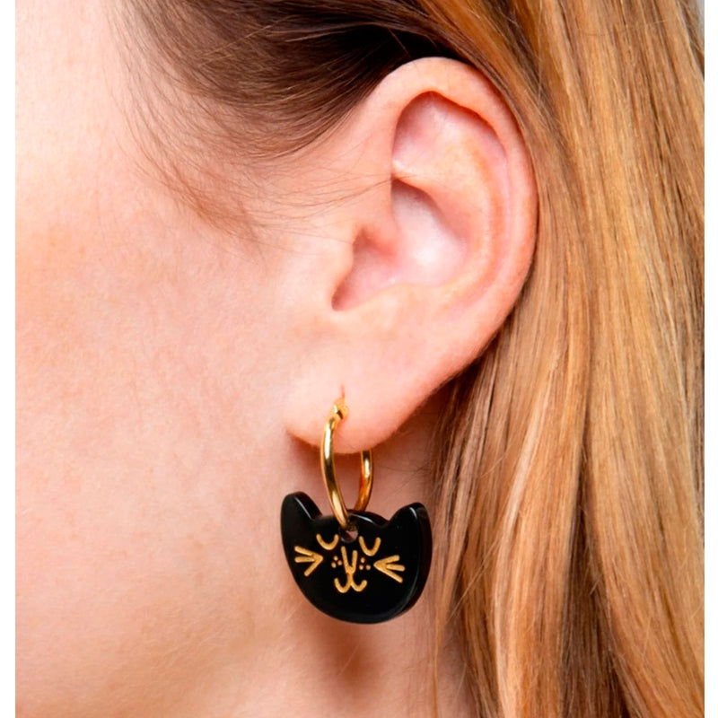 Pendientes Eat my socks - Cat 🐱
