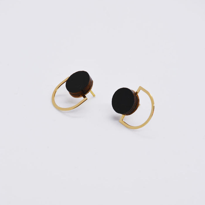 Pendientes - Small Studs Black