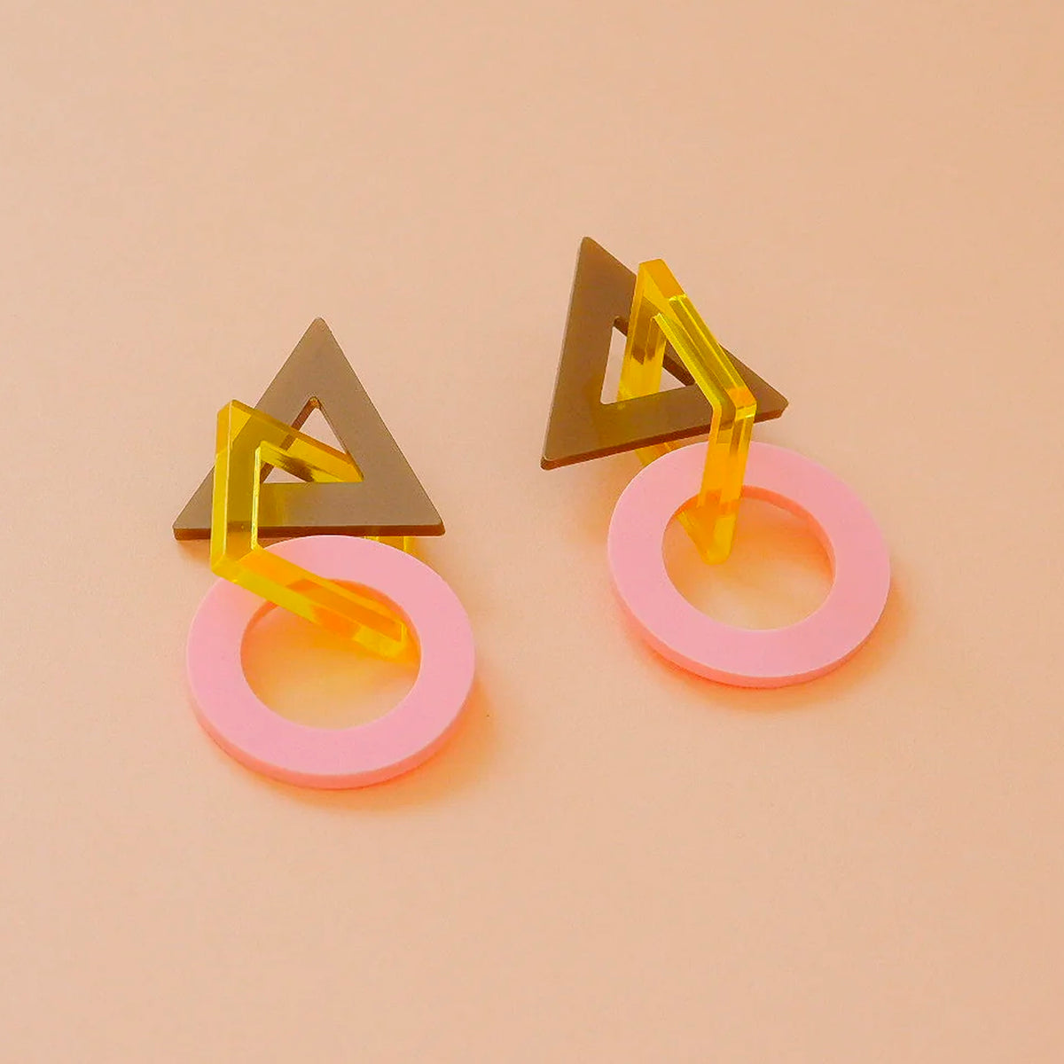 Pendientes - Esencial Topo, Amarillo y Rosa