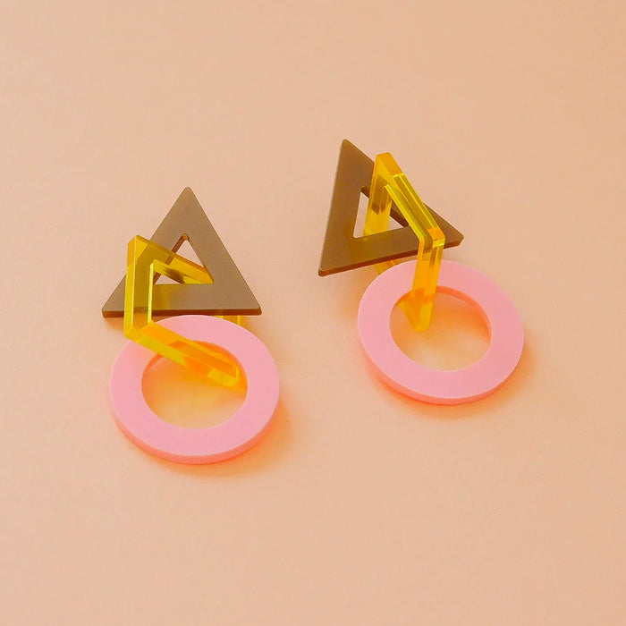 Pendientes - Esencial Topo, Amarillo y Rosa