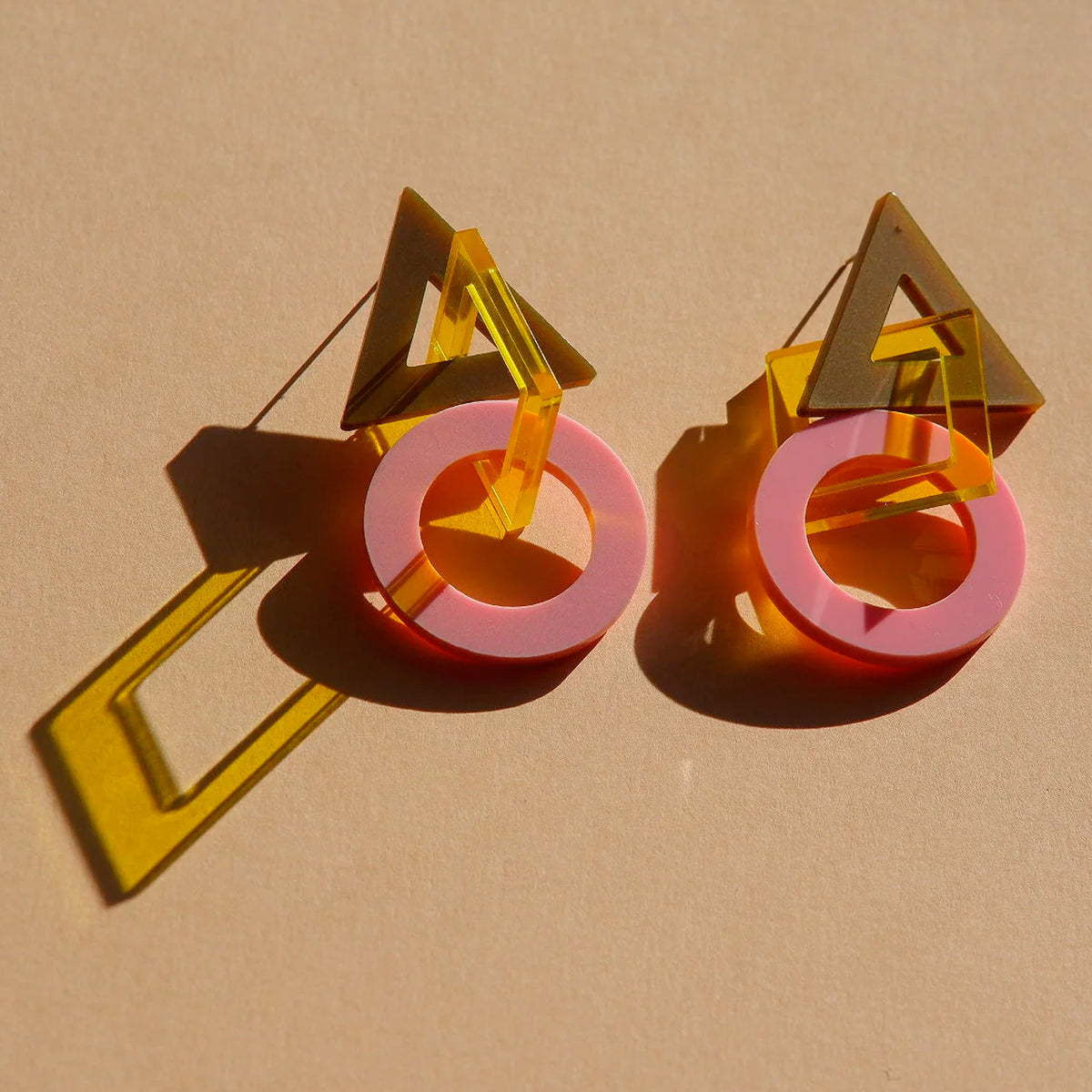 Pendientes - Esencial Topo, Amarillo y Rosa