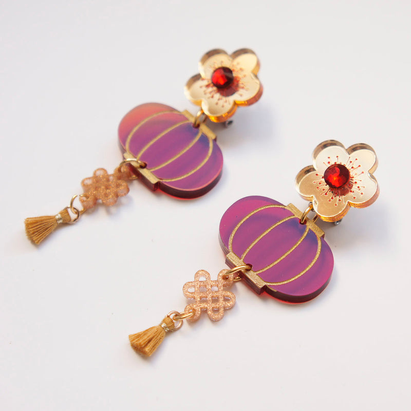 Pendientes - Fiesta Farolillos