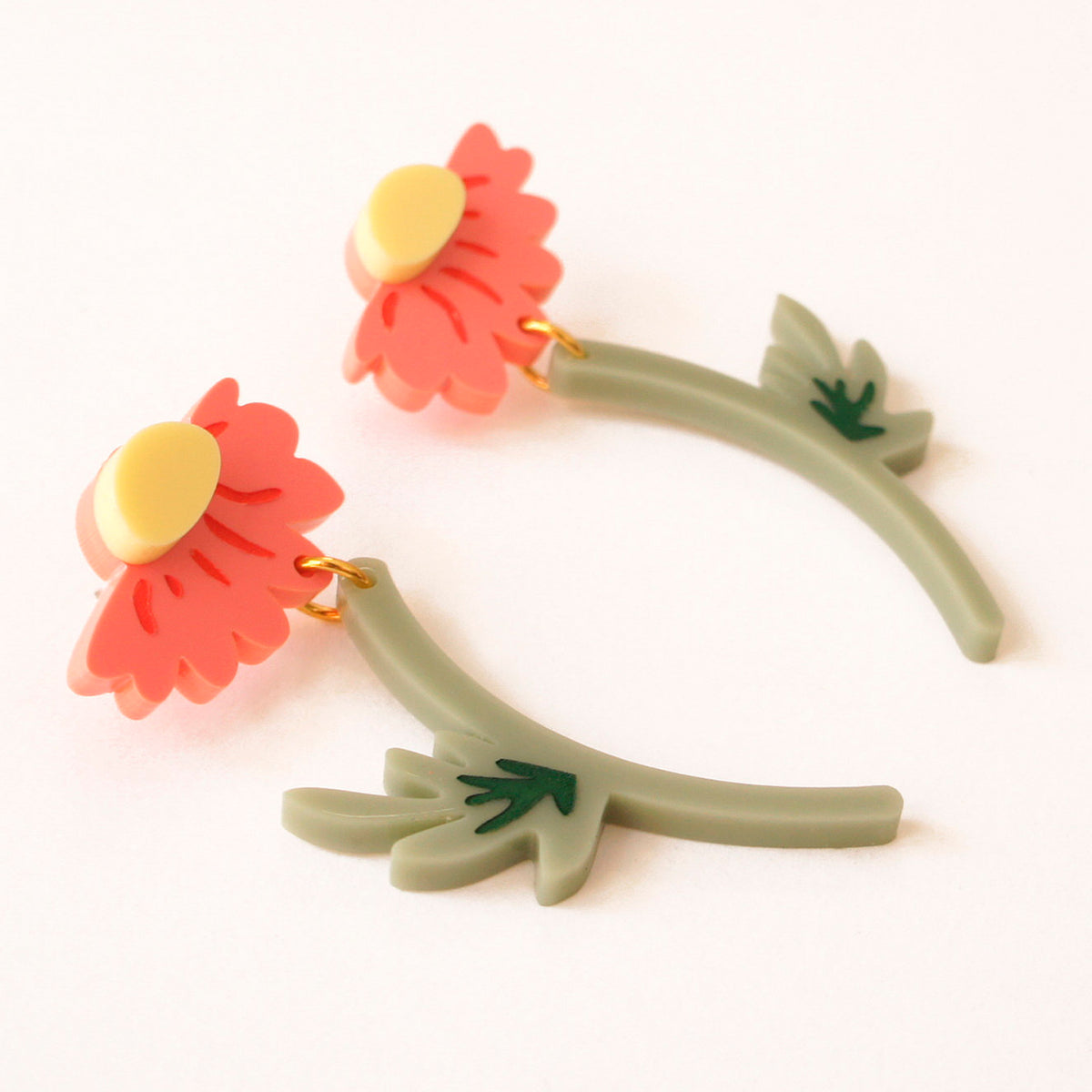 Pendientes - Flor