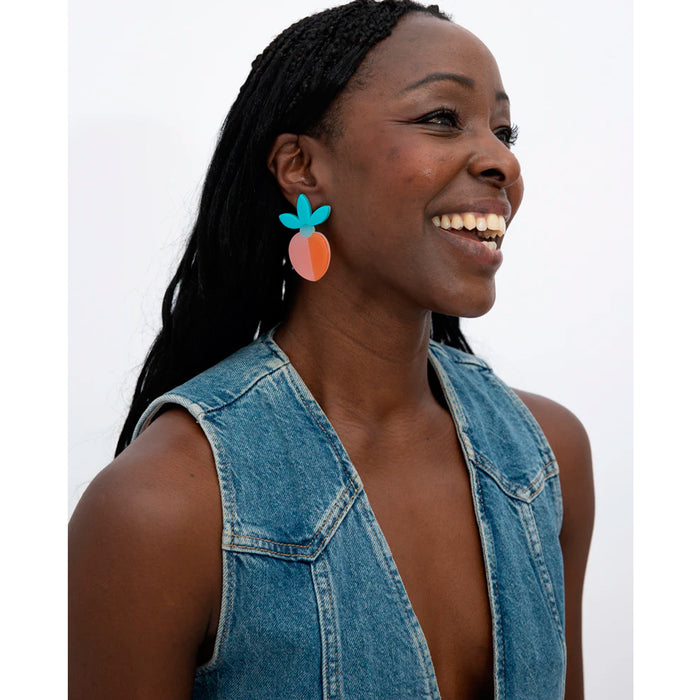 Pendientes - Frutas y Flores Albaricoque