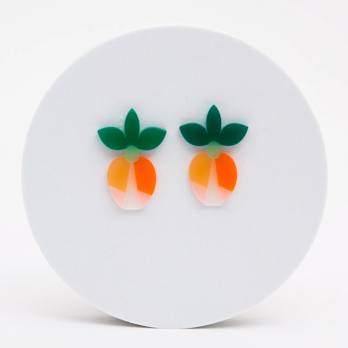 Pendientes Viva - Frutas y Flores Melocotón