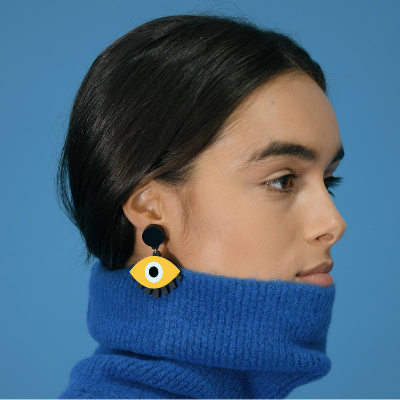 Pendientes - Insomnia amarillo