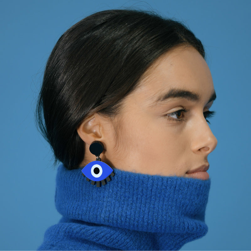 Pendientes - Insomnia azul