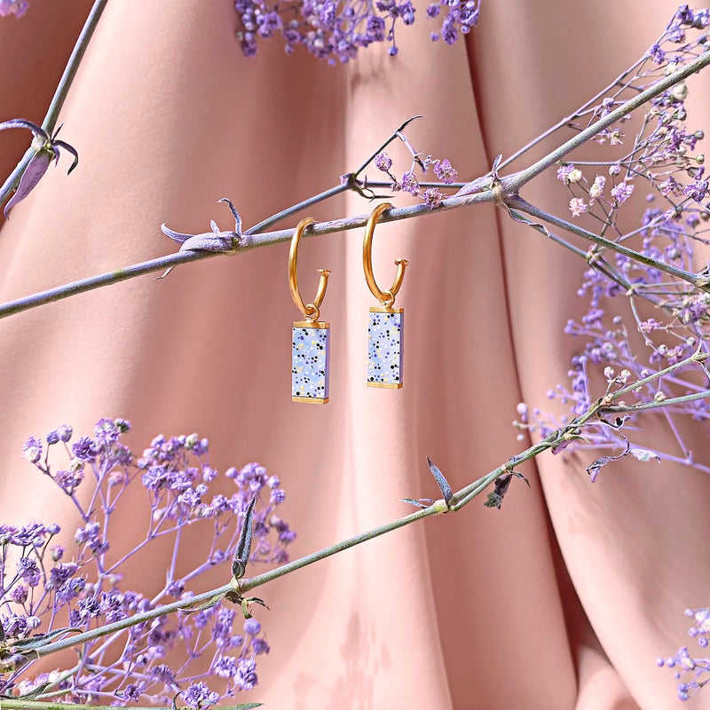 Pendientes Lavs Jewels - Meave aro lavanda