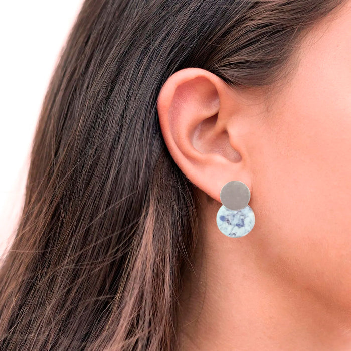 Pendientes Lavs Jewels - Porcelain Blue