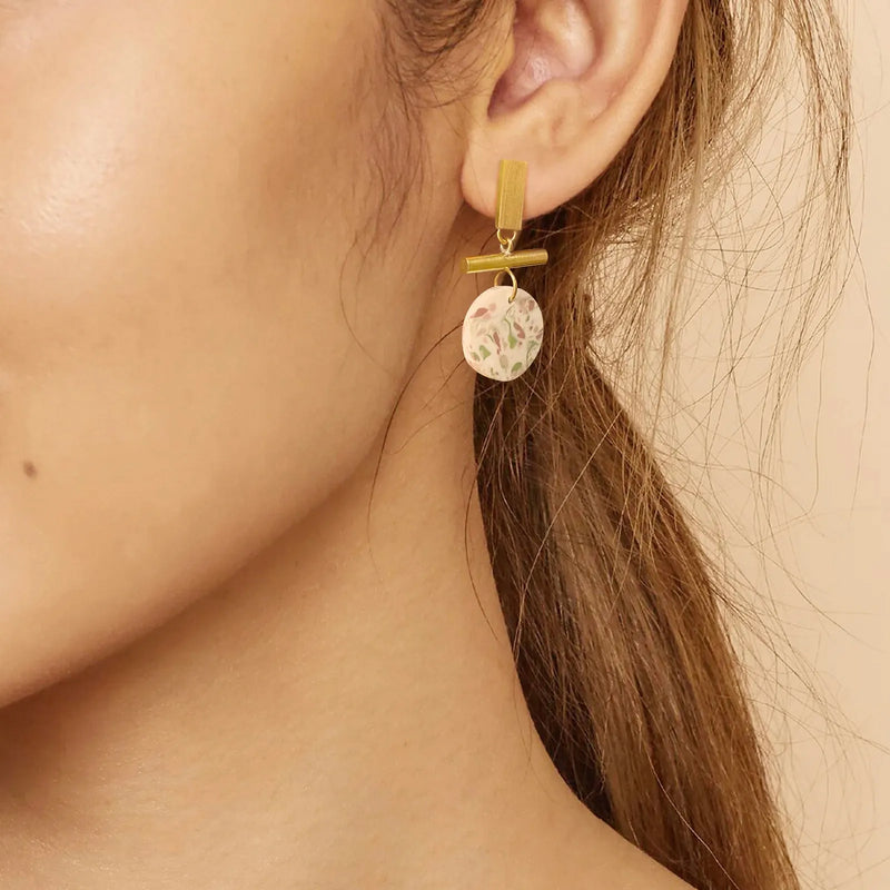 Pendientes Lavs Jewels - Terrazo Large Porcelain