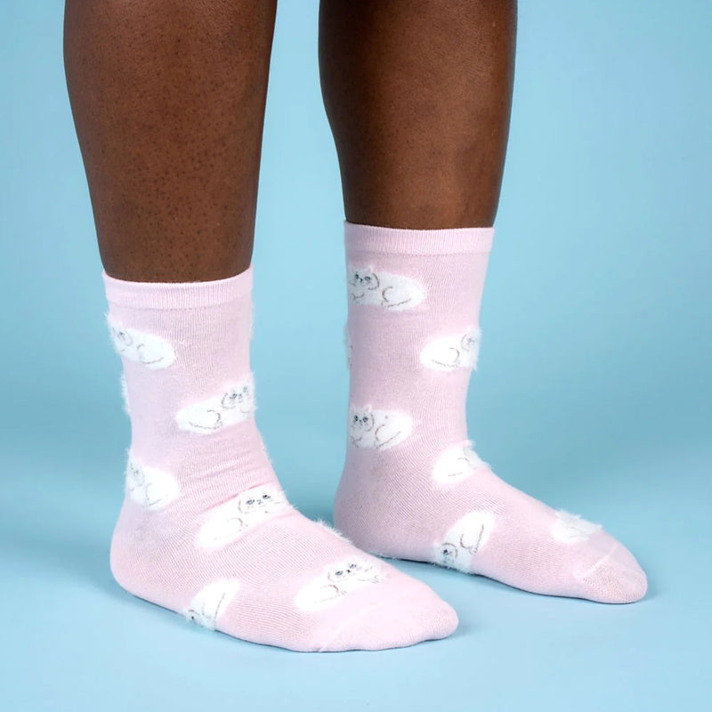 Calcetines - Gato Persa Blanco
