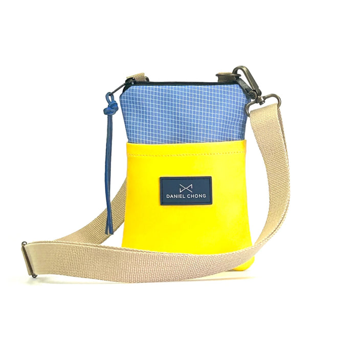 Phone Sling Impermeable Daniel Chong - Azul y amarillo