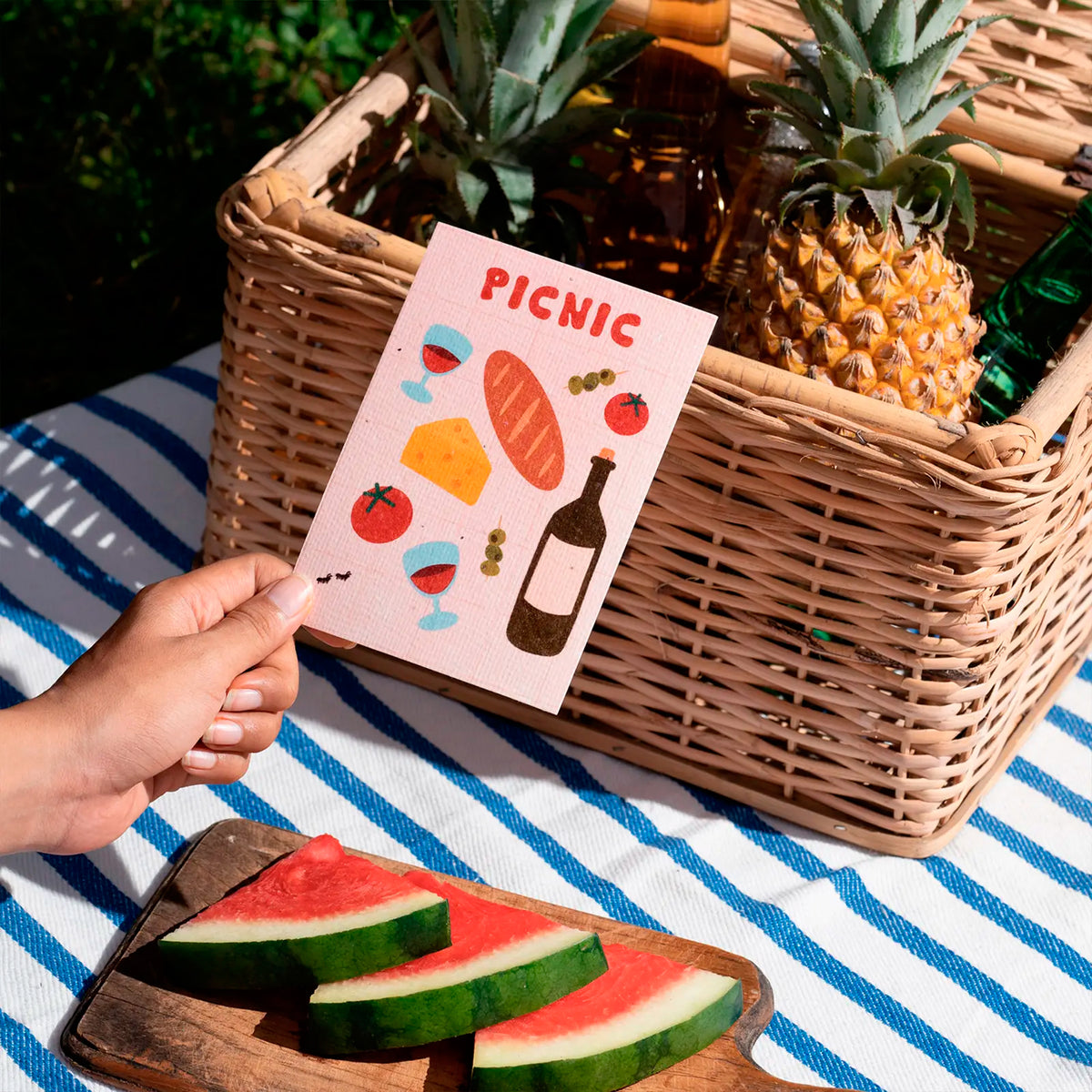 Postal plantable - Picnic 🍷🥖🧀