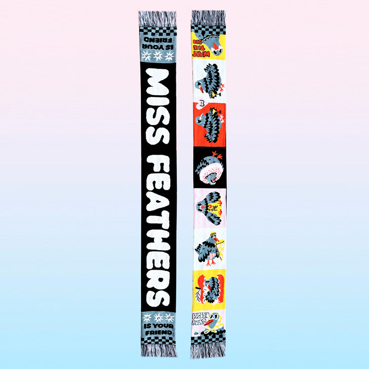 Bufanda Miss Feathers - Pigeons Have Plans