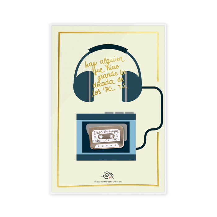 Pin - "Eres lo mejor de los 70"