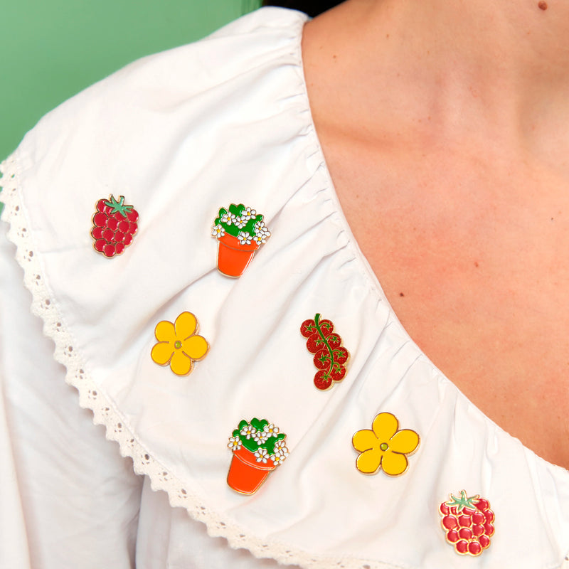 Pin - Maceta con Flores 🌼