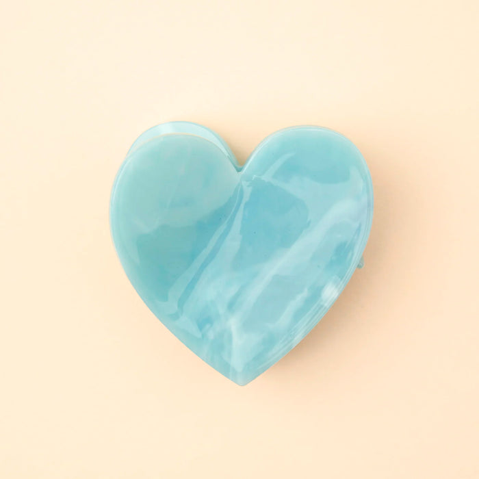 Pinza para el pelo - Corazón Azul 💙