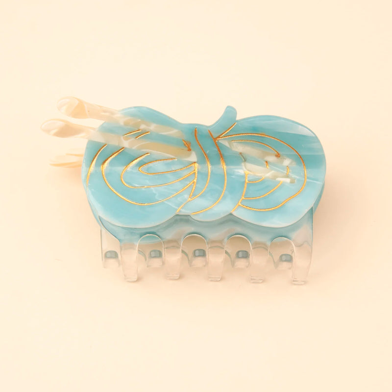 Pinza para el pelo - Ovillo de lana 🧶