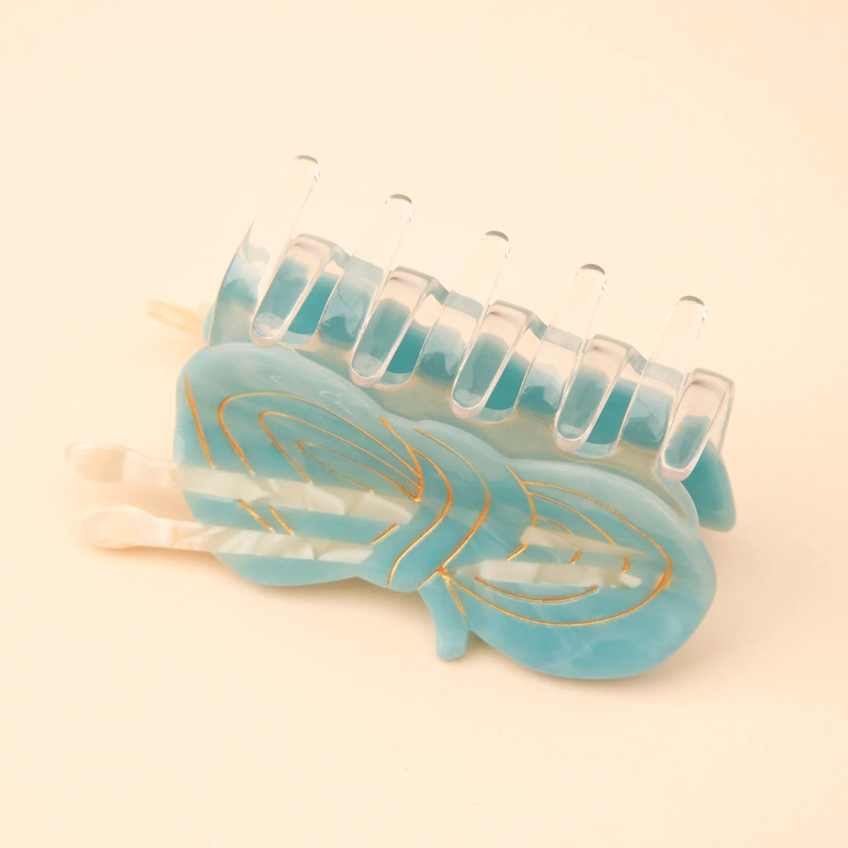 Pinza para el pelo - Ovillo de lana 🧶