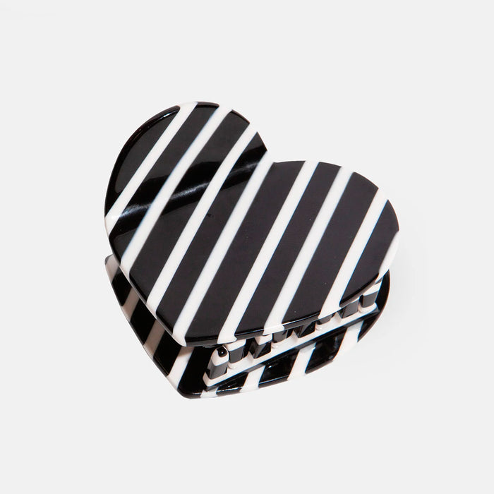 Pinza para el pelo Eat my socks - Heart Stripes 💗