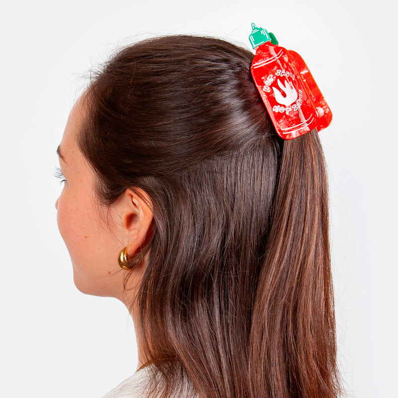 Pinza para el pelo Eat my socks - Siracha 🌶️