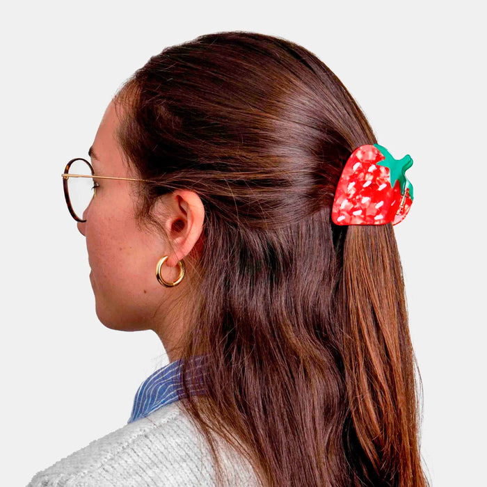 Pinza para el pelo Eat my socks - Strawberry