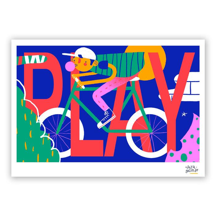 Print de Vera Galindo A5 - "Play"
