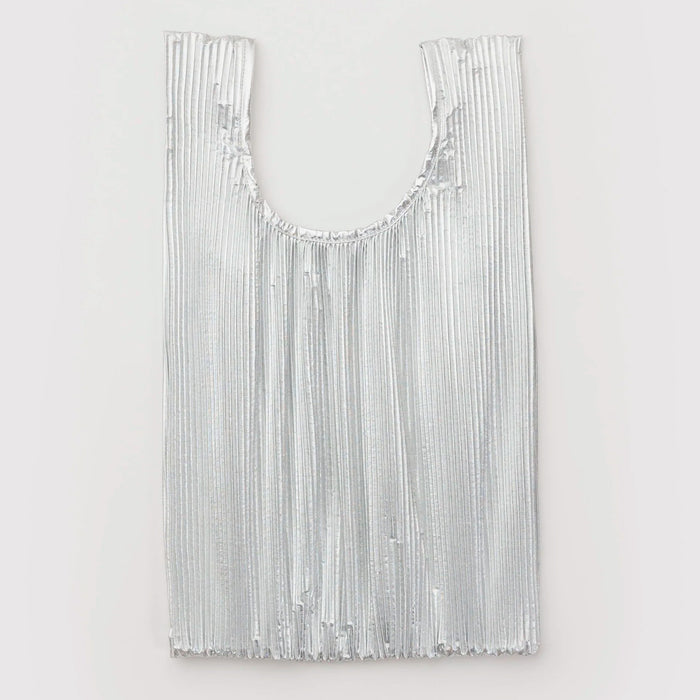 Bolsa Plisada Baggu - Chrome Metallic