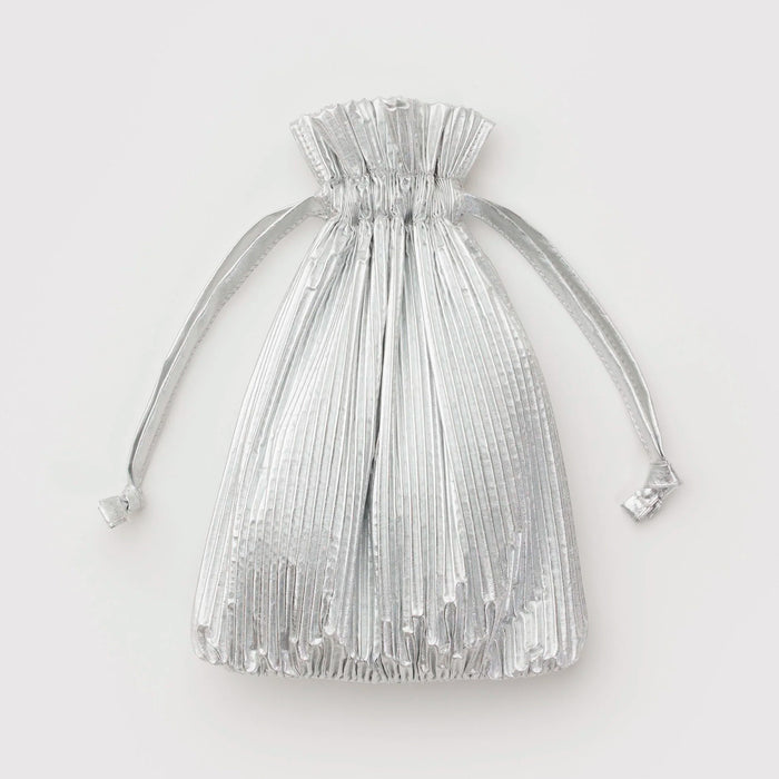Bolsa Plisada Baggu - Chrome Metallic