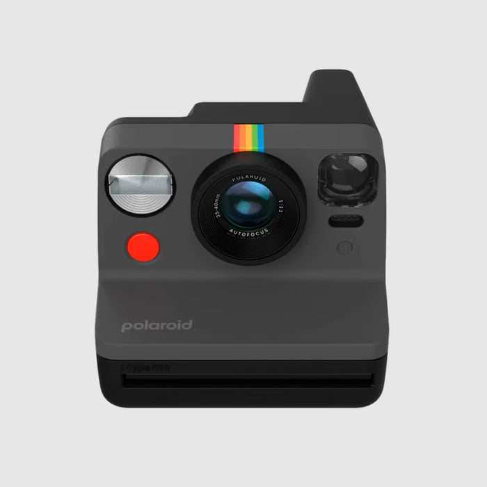 Cámara - Polaroid Now Negra (Generación 2) + 2 Películas i-Type
