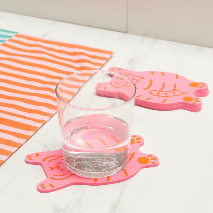 Posavasos - Tigre Rosa 🐯