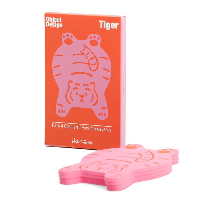Posavasos - Tigre Rosa 🐯
