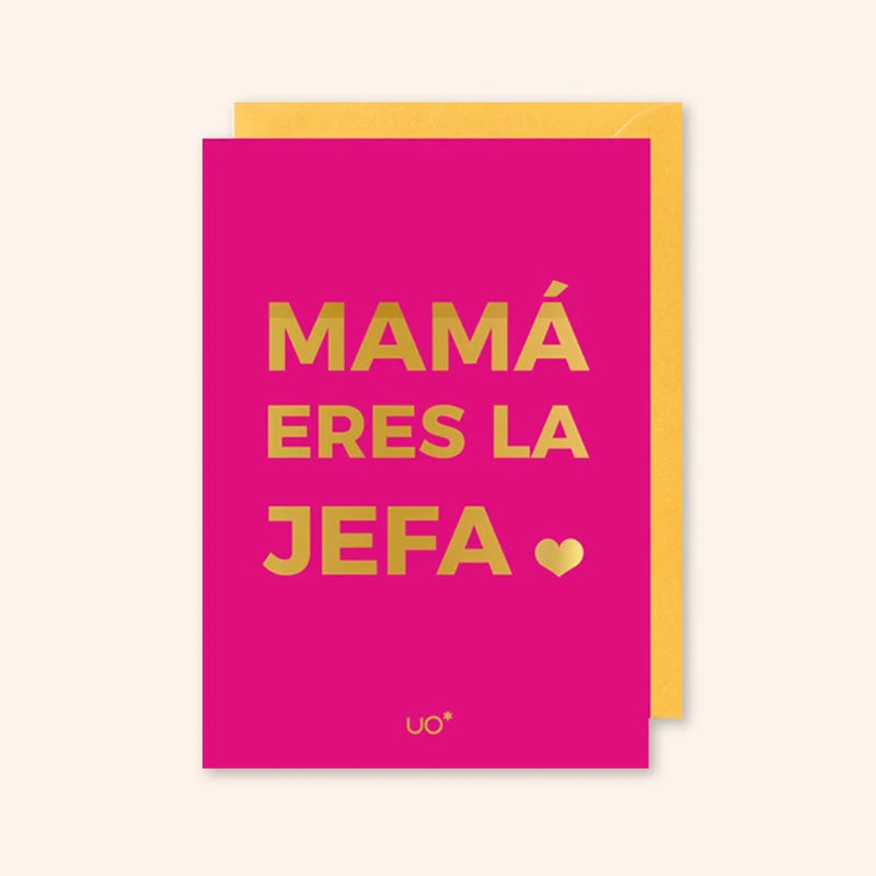 Postal UO - "Mamá, eres la jefa"