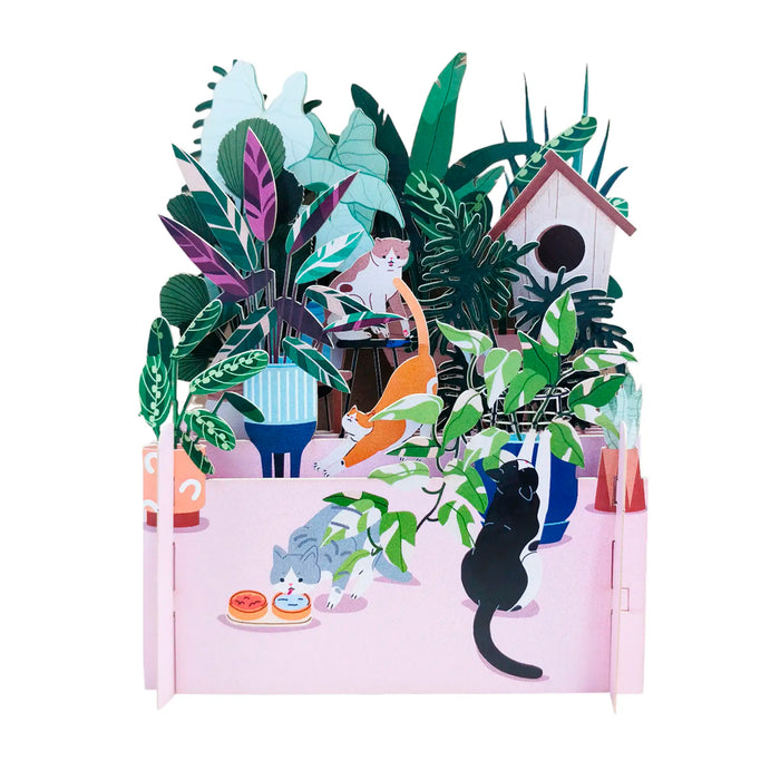 Postal 3D - Miniature World Gatos 🐱