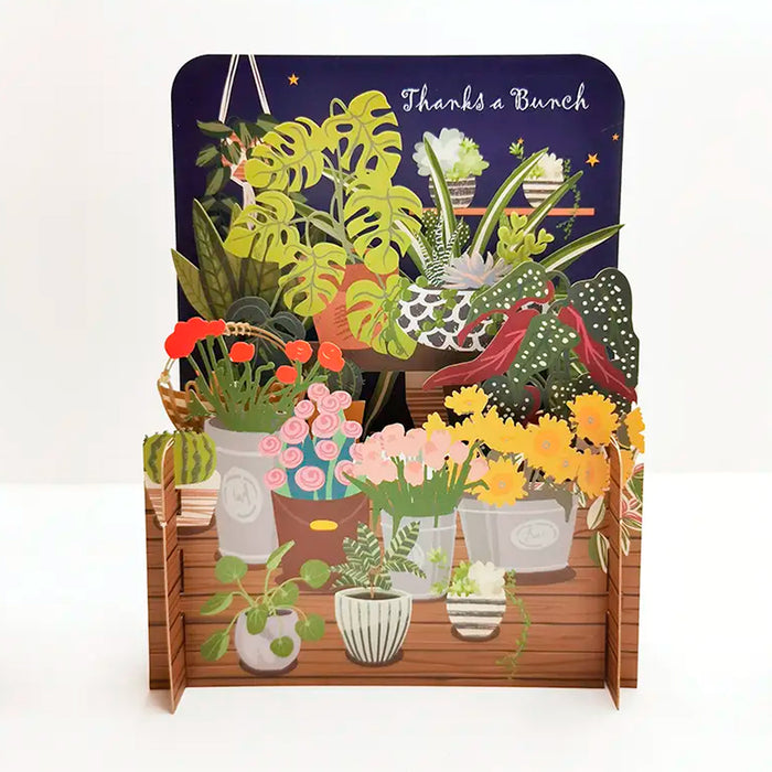 Postal 3D - Miniature World Plantas 🌱