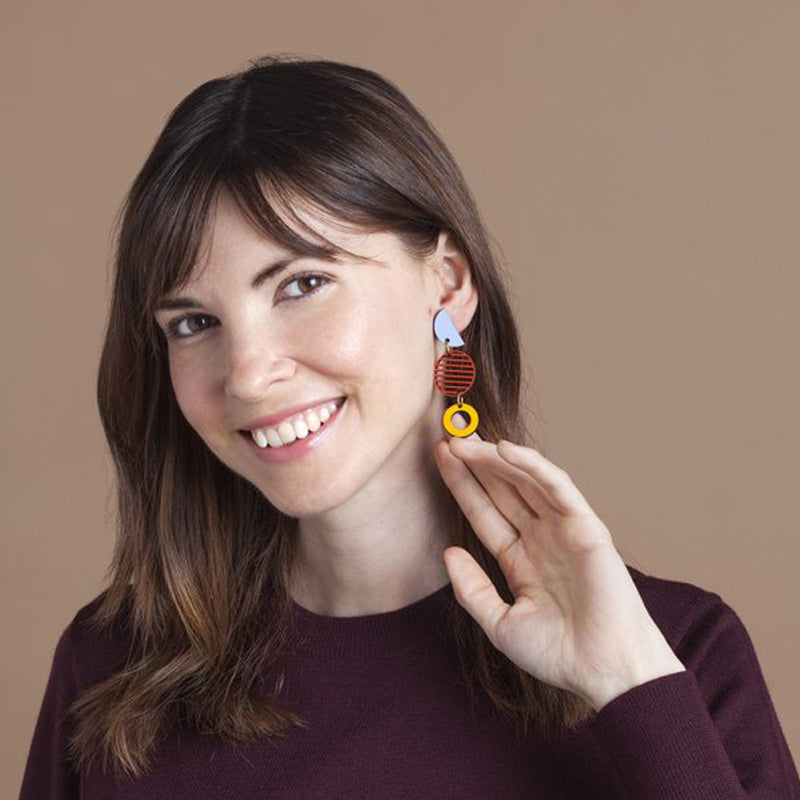 Pendientes Materia Rica - Primary colours
