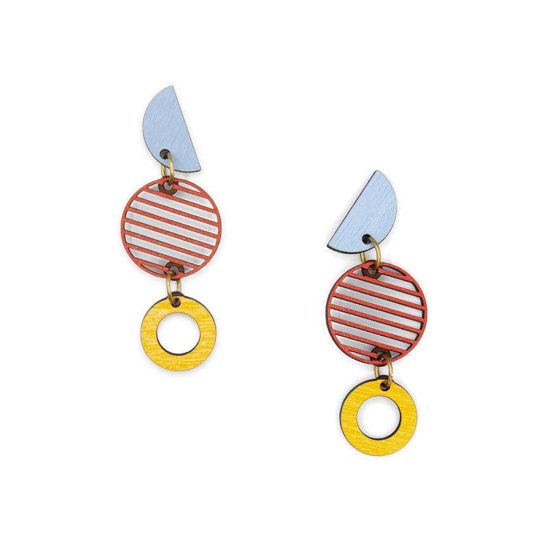 Pendientes Materia Rica - Primary colours