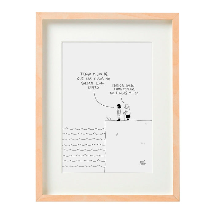 Print de René Merino A4 - "Abuela"