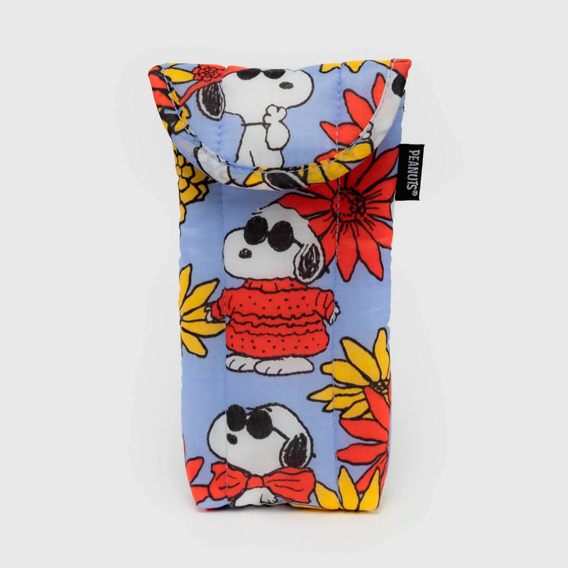 Funda de gafas acolchada Baggu - Floral Snoopy