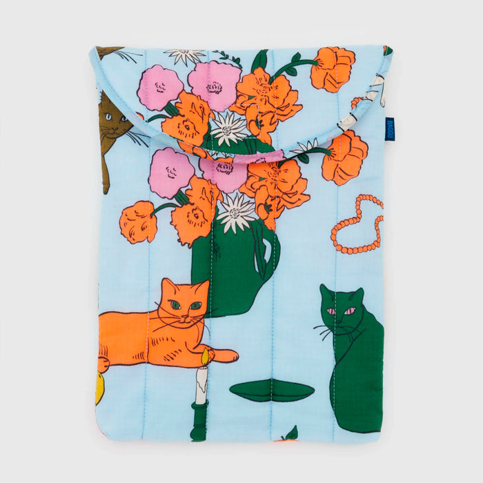 Funda portátil 13"/14" Baggu - Table Cats