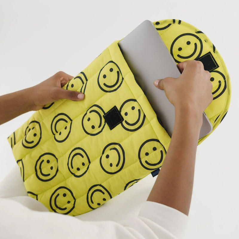 Funda portátil 16" Baggu - Yellow Happy