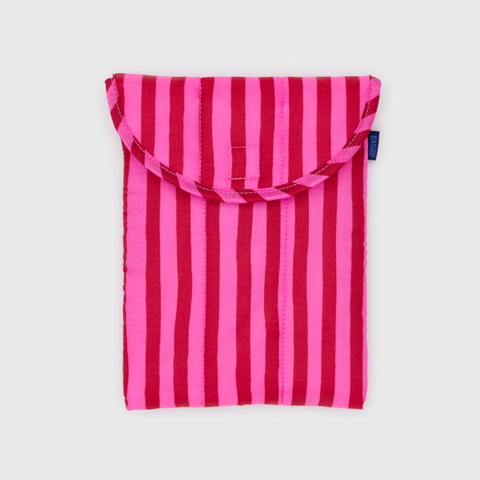 Funda tablet Baggu - Pink & Red Painted Stripe