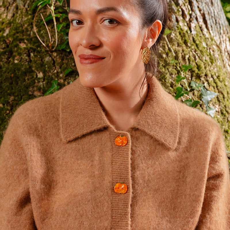 Set de 6 botones - Calabaza