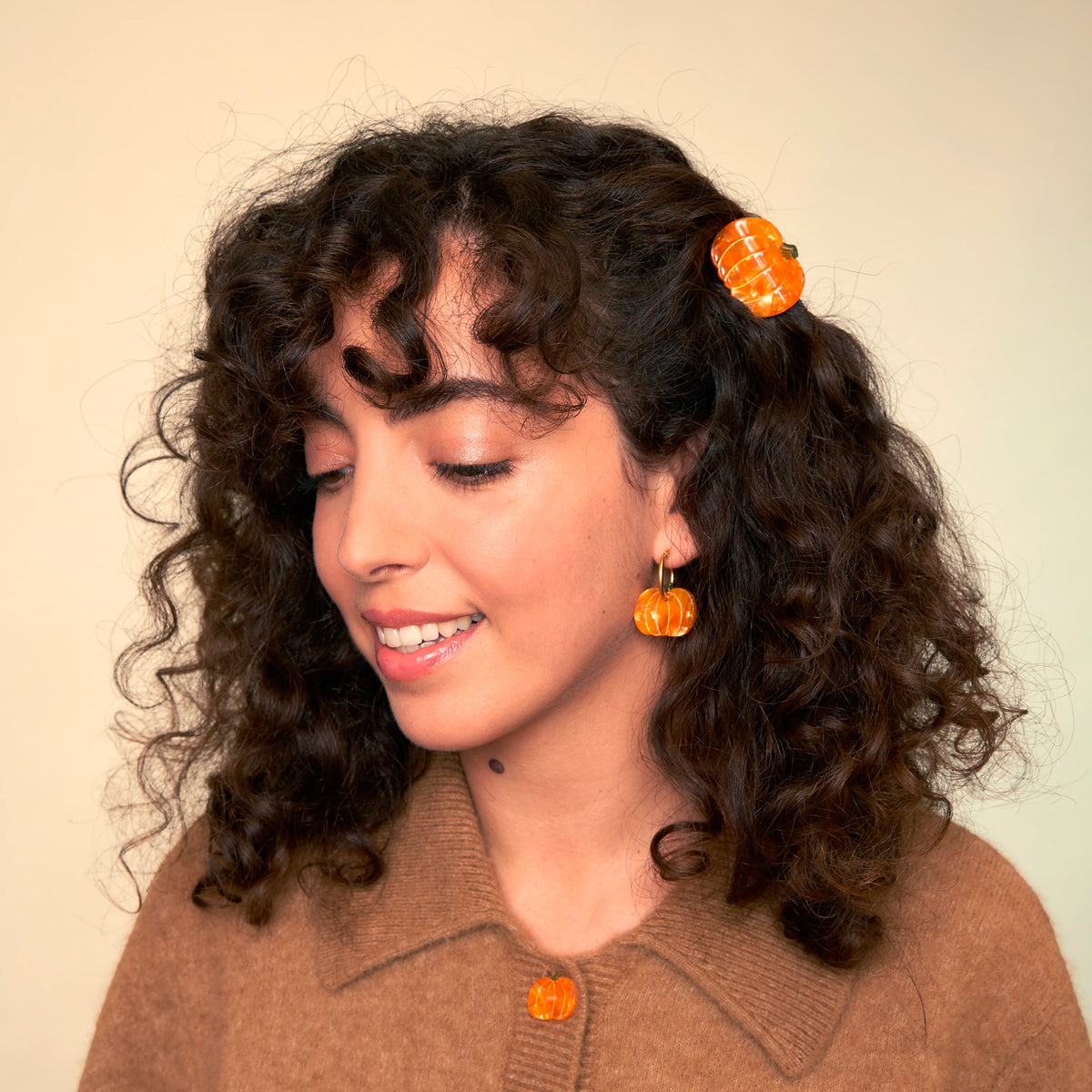 Minipinza para el pelo - Calabaza 🎃