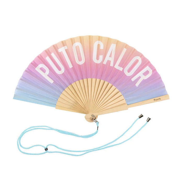 Abanico Fisura - "Puto Calor" degradado