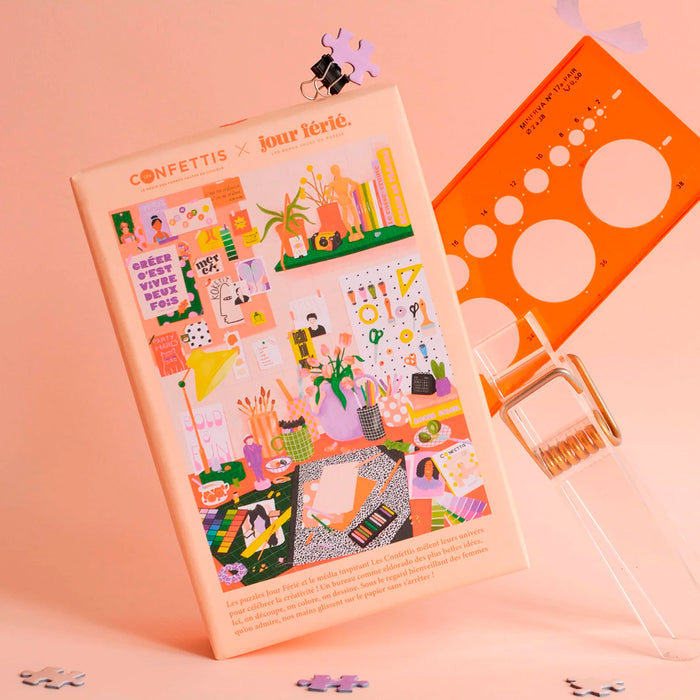 Puzzle - Du feutre sur les mains