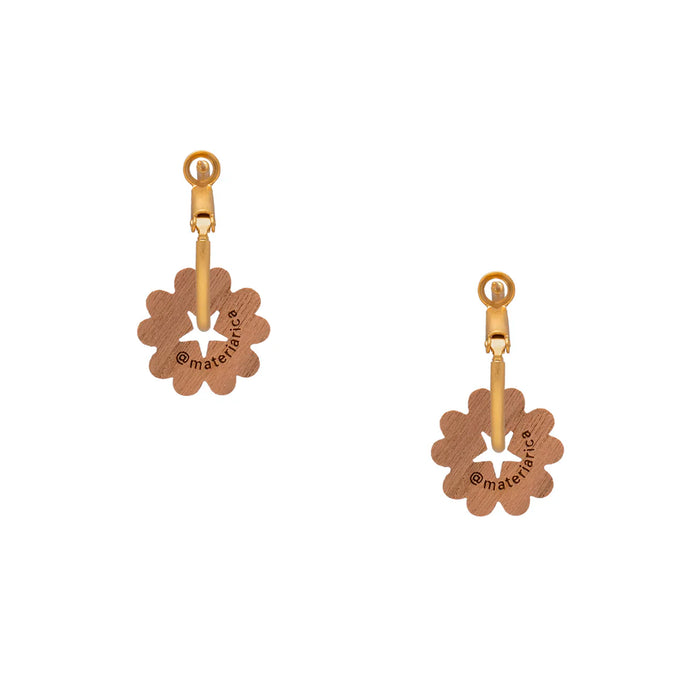 Pendientes de aro Materia Rica - Queen of Hearts