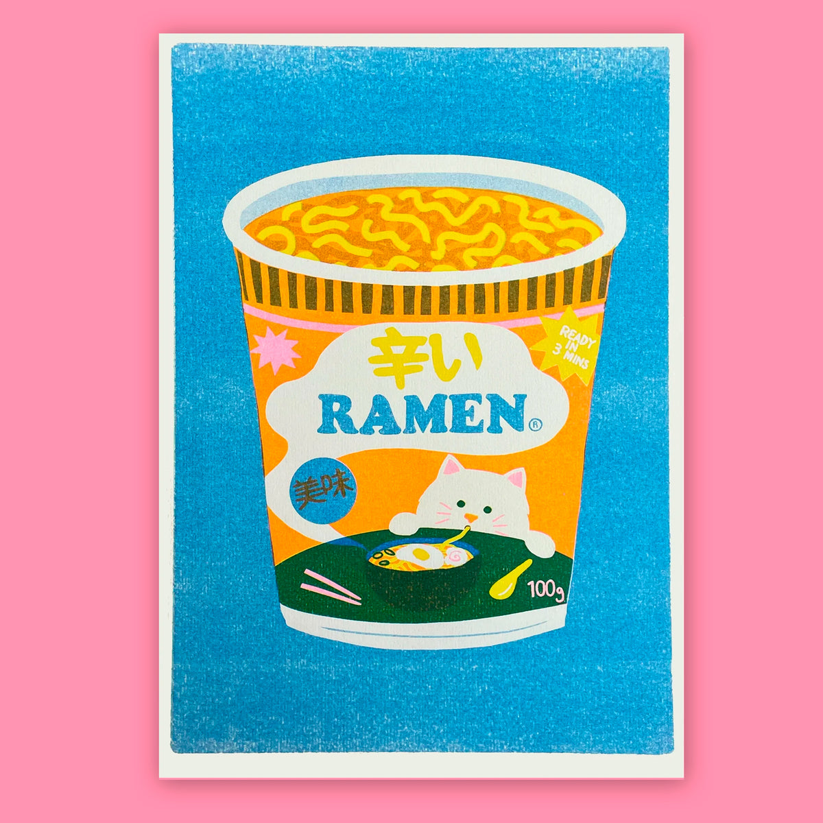 Print de Naomi Wilkinson A4 - "Ramen" 🍜