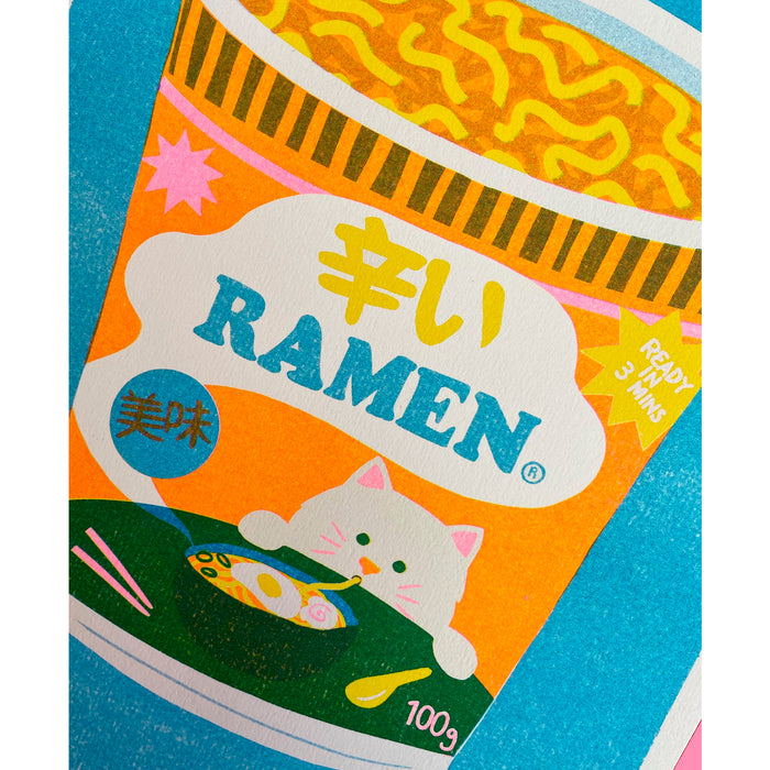 Print de Naomi Wilkinson A4 - "Ramen" 🍜