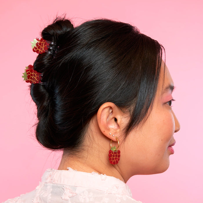 Minipinza para el pelo - Frambuesa